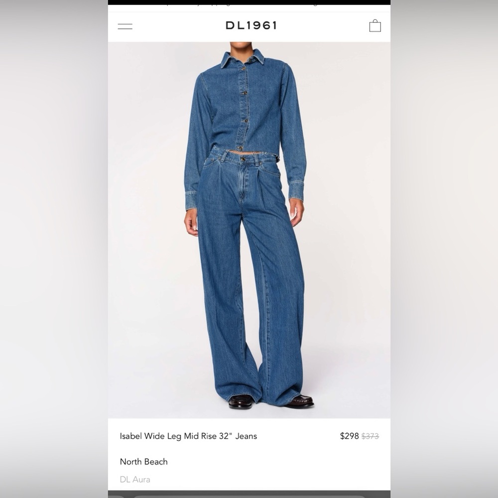 DL1961 Wide Leg Jeans